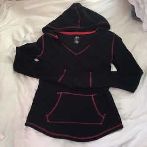 Red & Black Thermal w/ Hood
